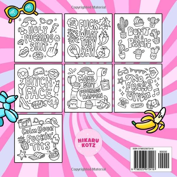 Swear Word: Bold and Easy Coloring Book for Adults Featuring Groovy & Funny Designs for Relaxation