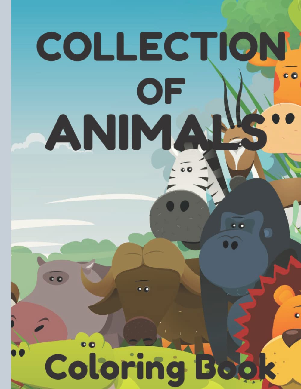 Collection of Animals Coloring Book
