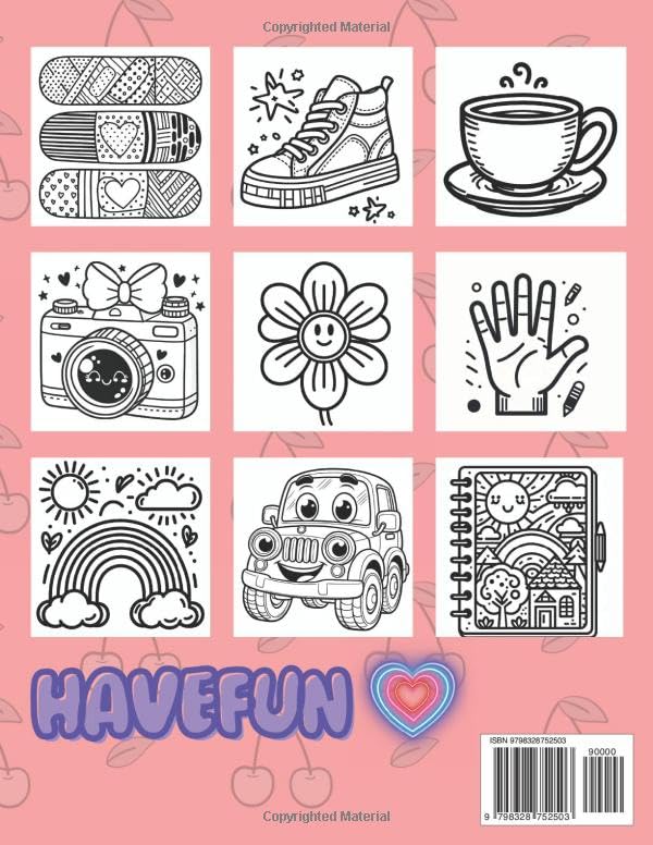 Bold and Easy Groovy Coloring book: 68 Design Fo Adults, Teen, Kids, Seniors