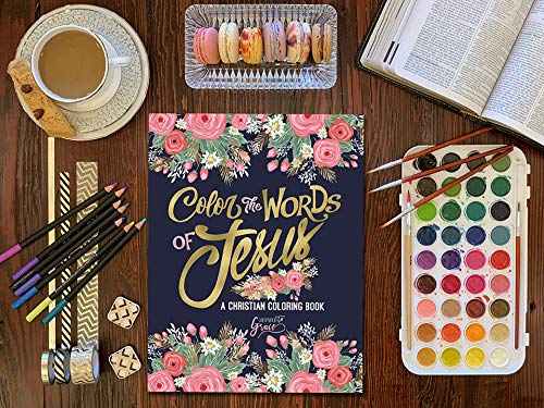 Color the Words of Jesus: A Christian Coloring Book