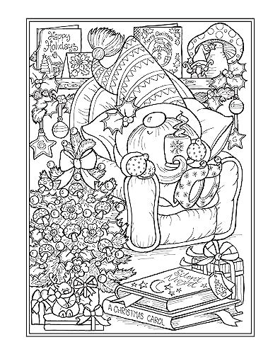 Creative Haven Christmas Gnomes Coloring Book (Adult Coloring Books: Christmas)