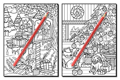 Christmas Coloring Book: An Adult Coloring Book with Fun, Easy, and Relaxing Designs (Volume 2)