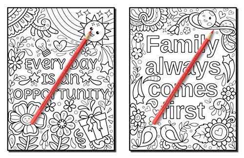 Dreams Come True: An Adult Coloring Book with Fun Inspirational Quotes, Adorable Kawaii Doodles, and Positive Affirmations for Relaxation