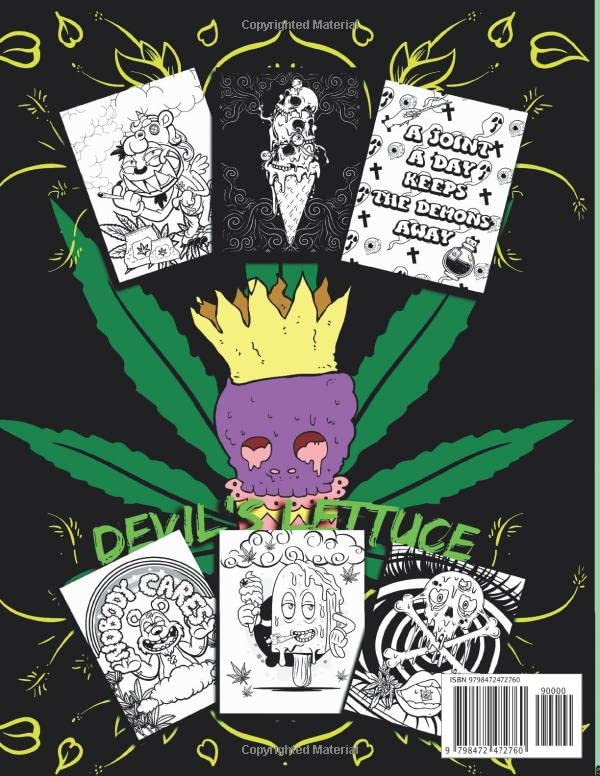Pastel Goth Stoner Creepy And Cute Coloring Book. Creepy Kawaii Trippy Psychedelic Coloring Book.: Spooky And Weird Entertaining Gothic Coloring Book For Adults And Teens. Stoner Gift!