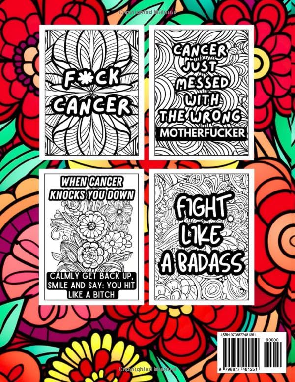 FUCK CANCER: A Swear Word Adult Coloring Book (FUCK THIS)