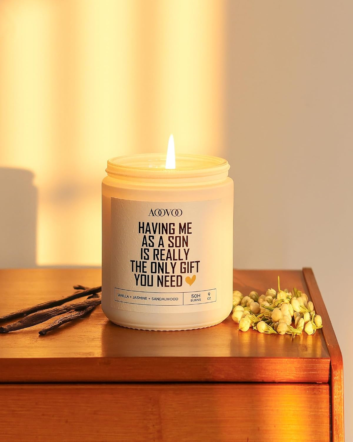 Candle - 9Oz Soy Wax Scented Candles, as a Son for Mom Candles Gifts, Mothers Day Birthday Gifts for Mom from Daughters, Son