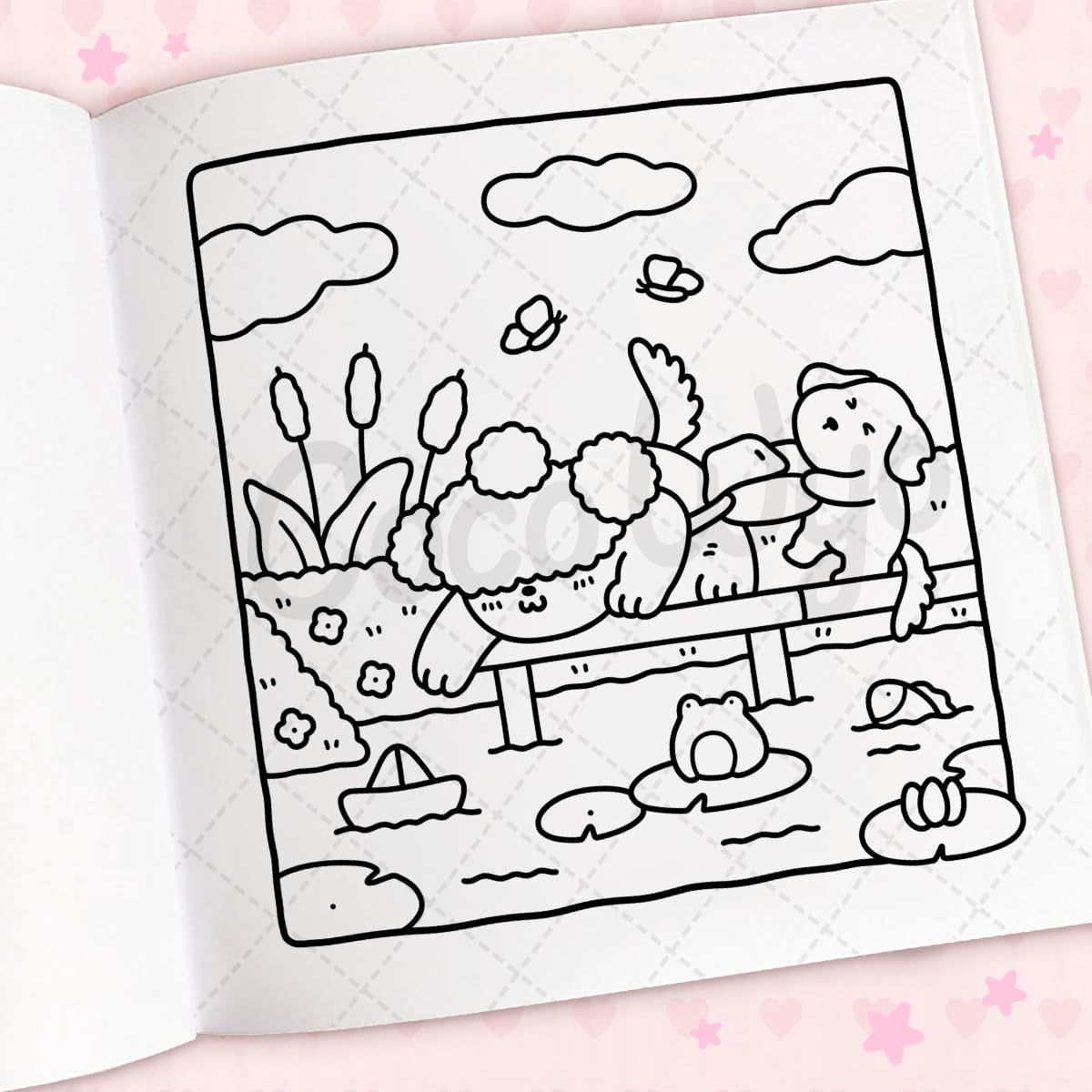 Cozy Cuties: Coloring Book for Adults and Kids (Cozy Spaces Coloring)