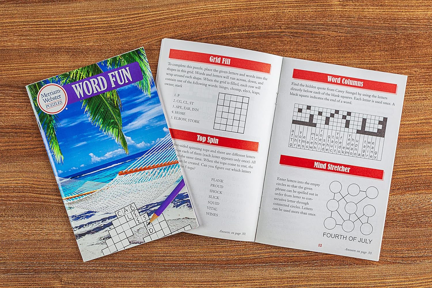 Merriam-Webster Puzzles 10 Booklet Set (Brain Games)