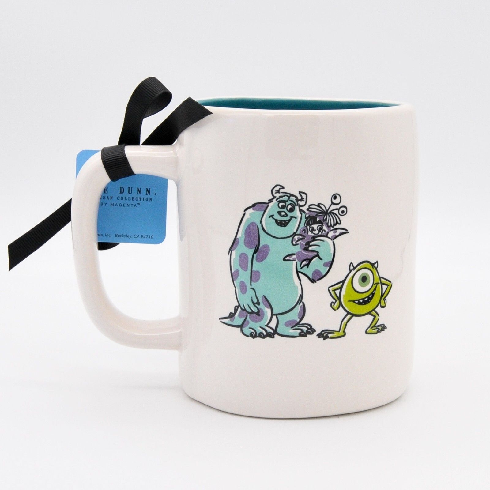Rae Dunn Monsters Inc Sulley 3D Mug, 16oz Ceramic Coffee Cup, Disney Pixar, New
