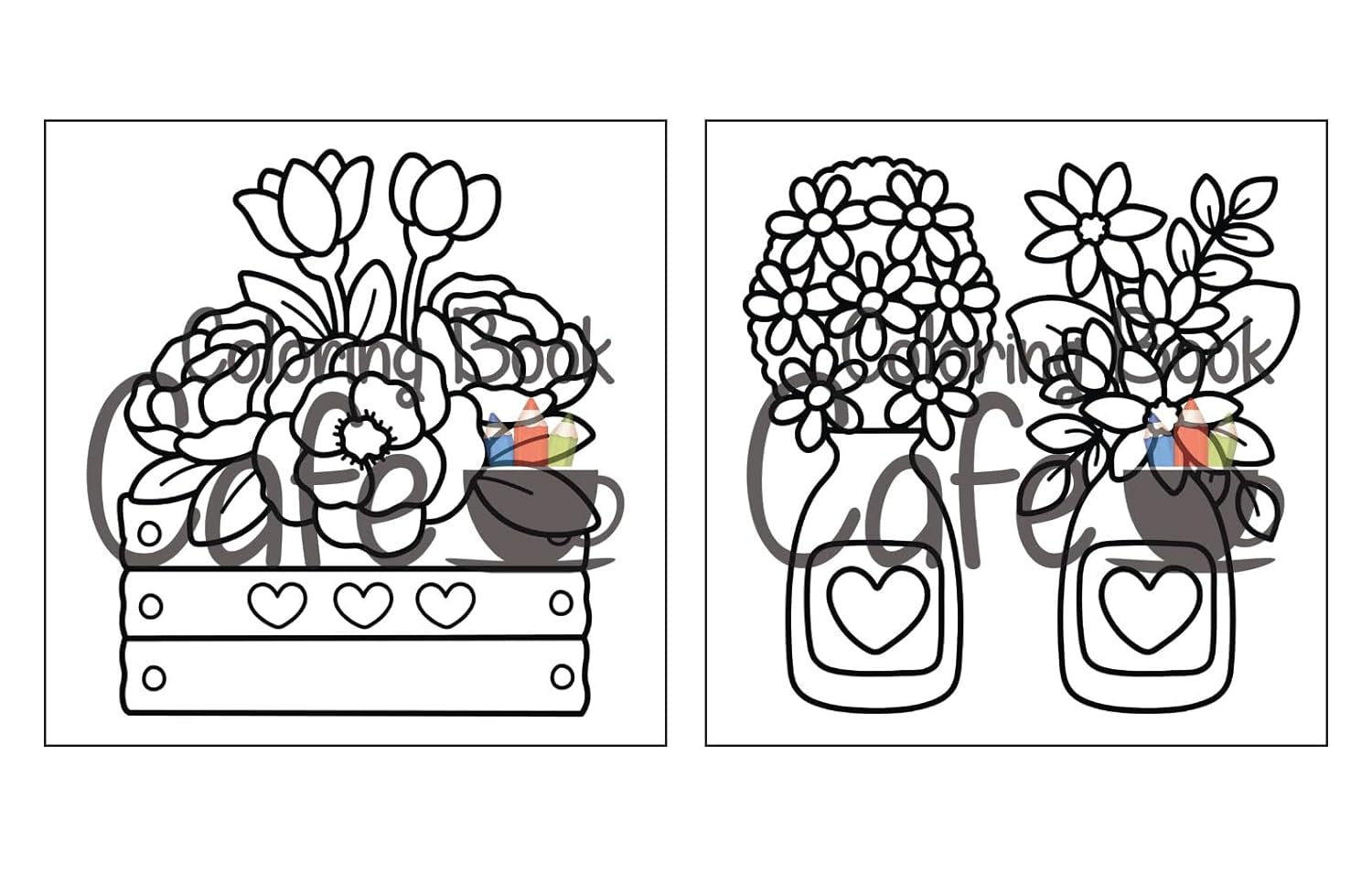 Cozy Spring: Cute Coloring Book for Adults & Teens with Easy and Bold Spring Inspired Designs (Bold and Easy Coloring Books)