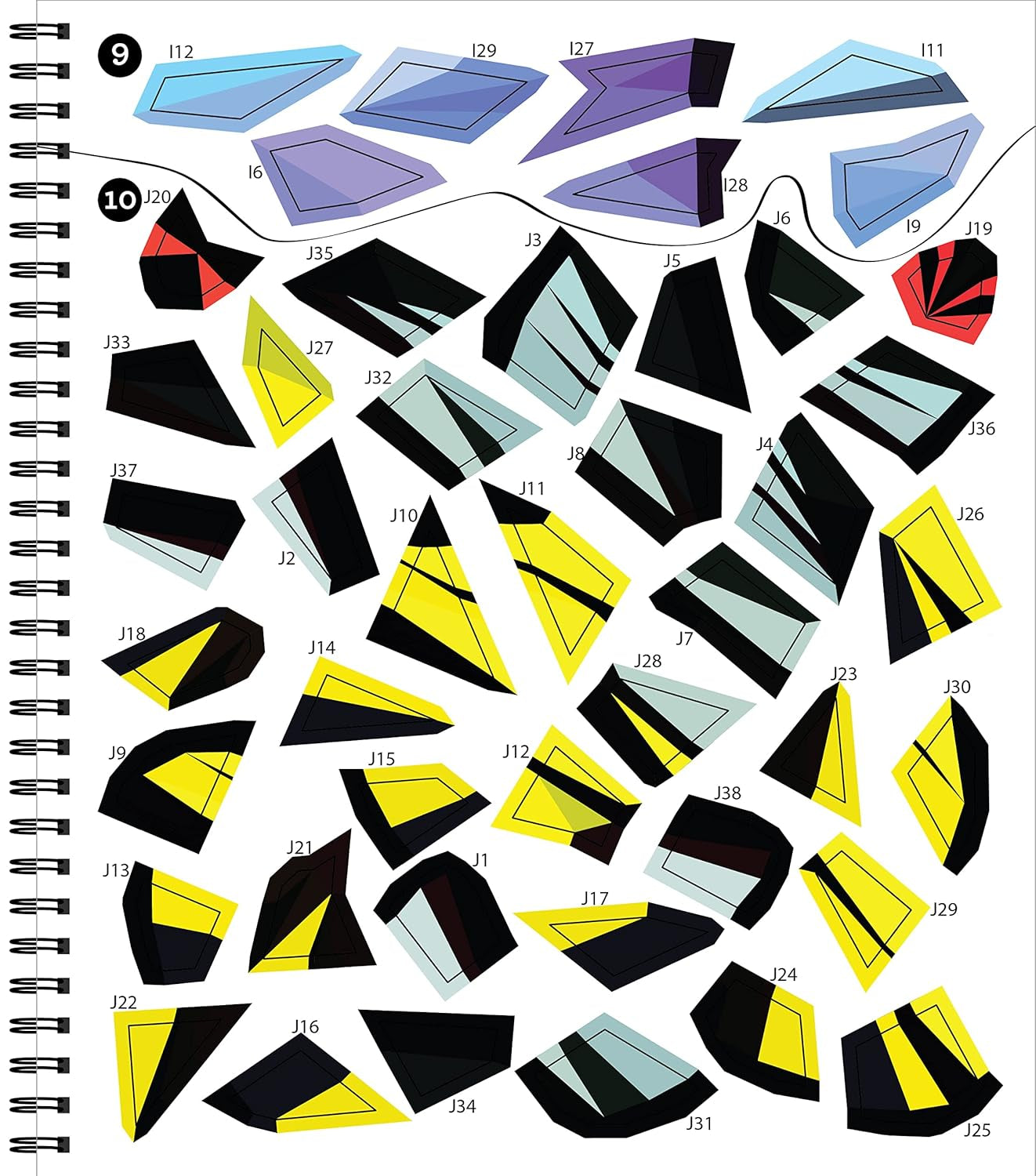 Brain Games - Sticker by Number: Butterflies (14 Images to Sticker)
