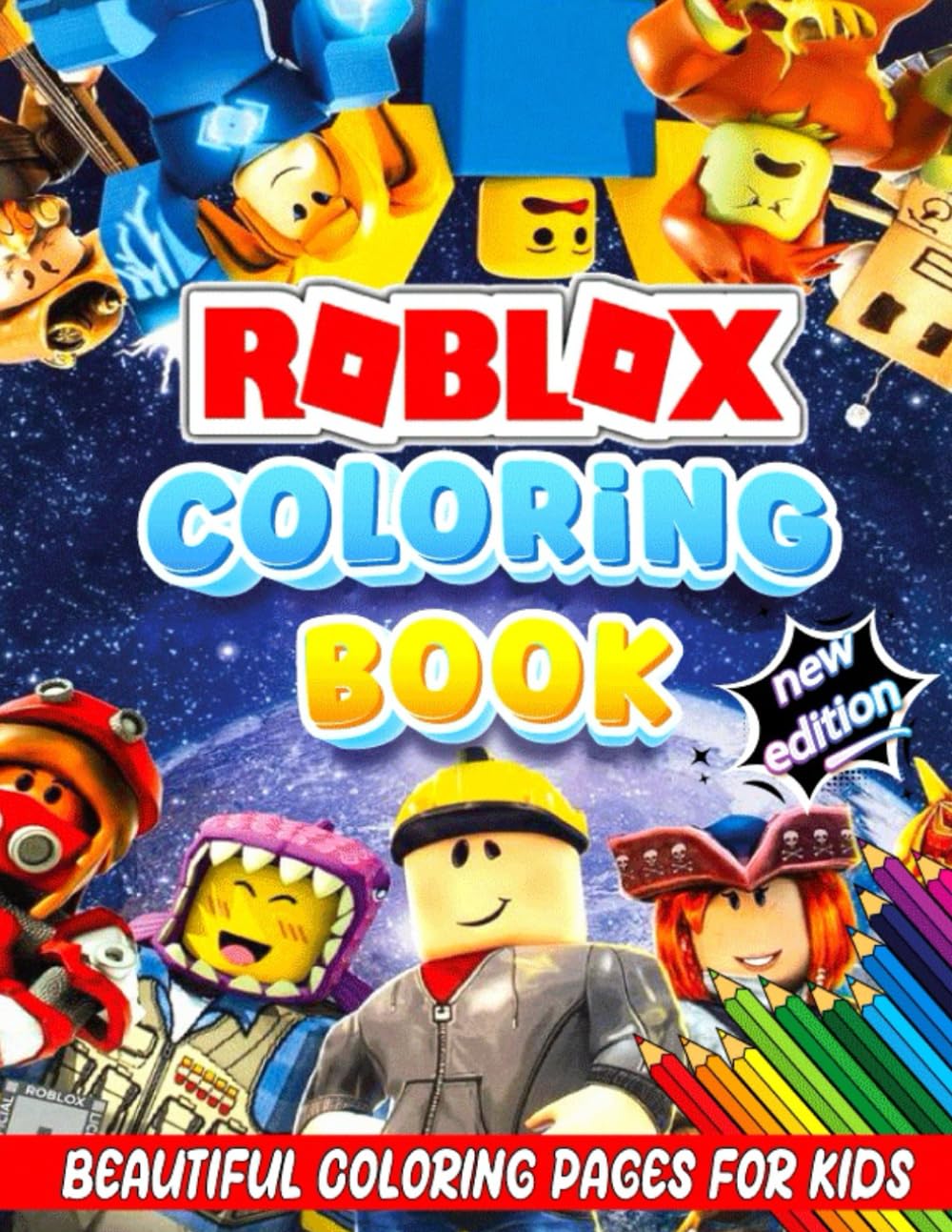 R0Bl0X Coloring Book: Beautiful Coloring Pages For All Fans