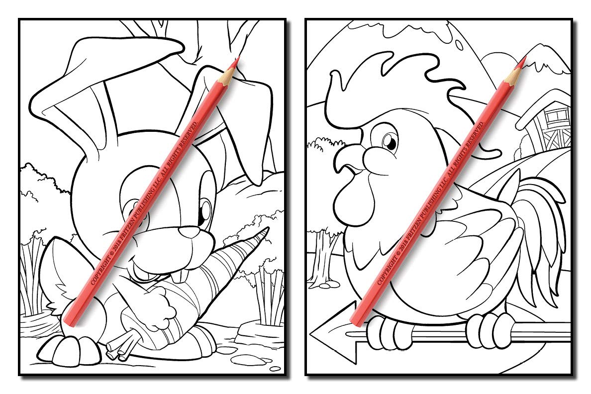 Cute Animals: An Adult Coloring Book with Fun, Easy, and Relaxing Coloring Pages for Animal Lovers