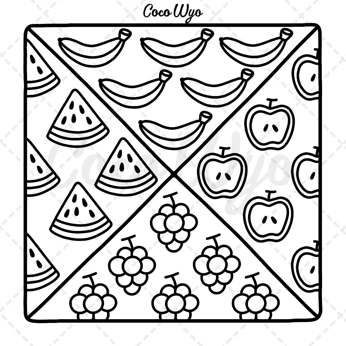 Comfy Patterns: Coloring Book for Adults and Kids, Bold and Easy, Simple and Big Designs for Relaxation Featuring Lovely Cozy Pattern and Mandala (Bold & Easy Coloring)