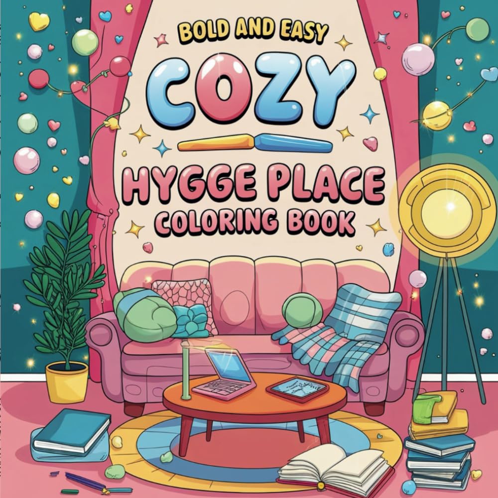 Hygge Place: A Cozy Escape – 40 Illustrations for Relaxation and Creativity