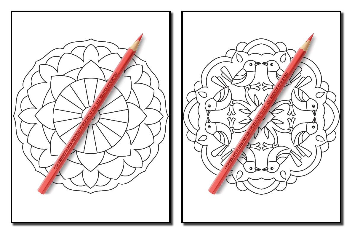 Mandalas for Beginners: An Adult Coloring Book with Fun, Easy, and Relaxing Coloring Pages (Easy Coloring Books)