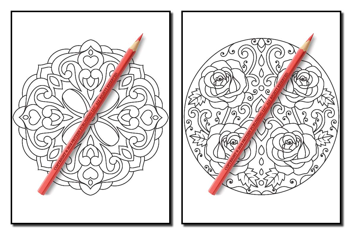 Mandalas for Beginners: An Adult Coloring Book with Fun, Easy, and Relaxing Coloring Pages (Easy Coloring Books)