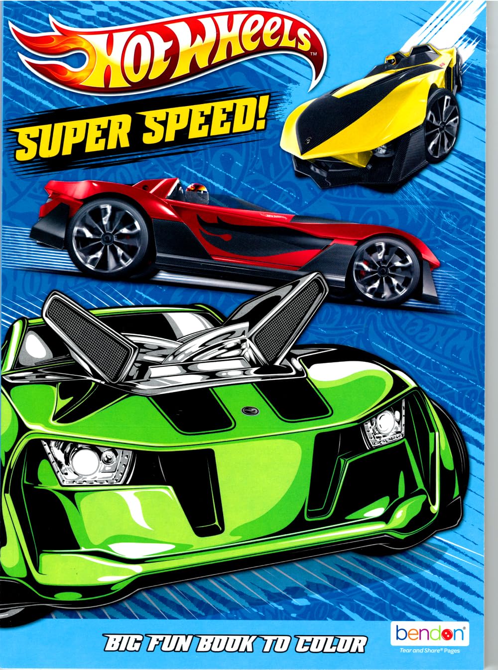 Hot Wheels Coloring Book Set for Kids Bundle with Hot Wheels Car Activity Books, Sticker Pads, Hot Wheels Hot Rod Imagine Ink Coloring and More