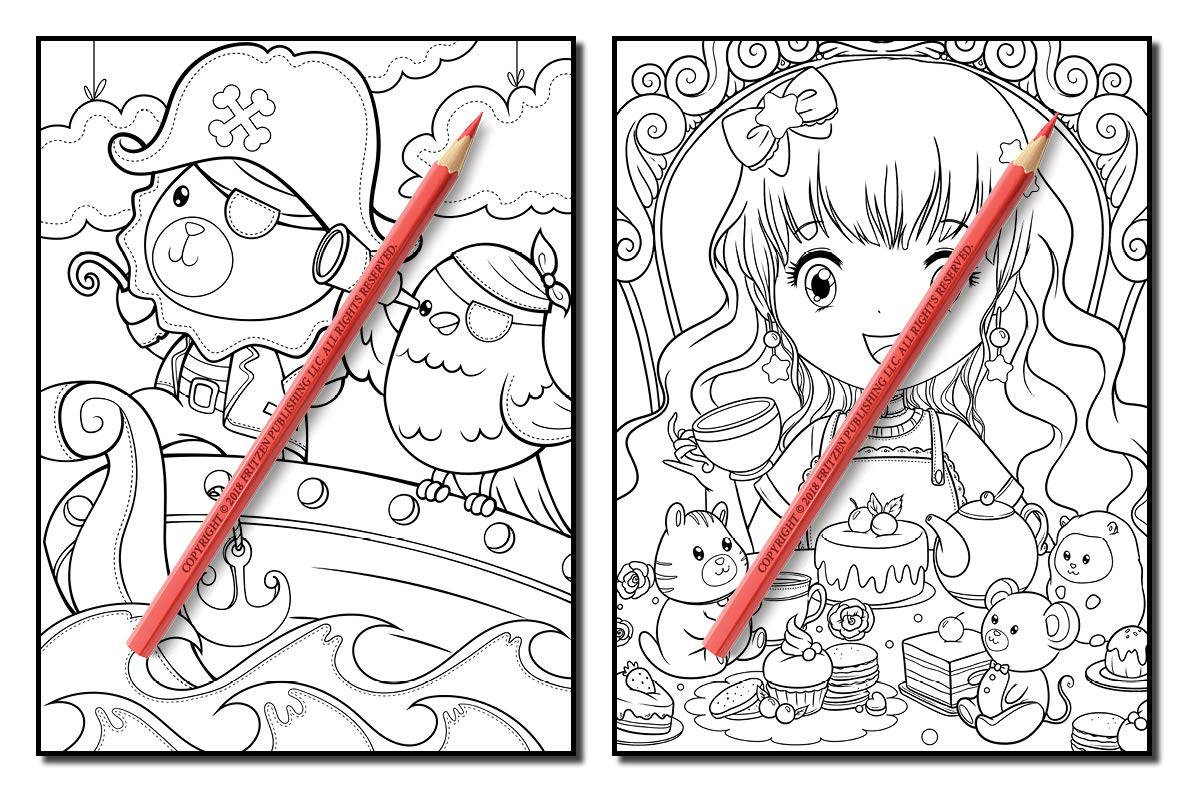 Stuffed Animals: An Adorable Coloring Book with Cute Animals, Playful Kids, and Fun Scenes for Relaxation (Cute Animal Coloring Books)