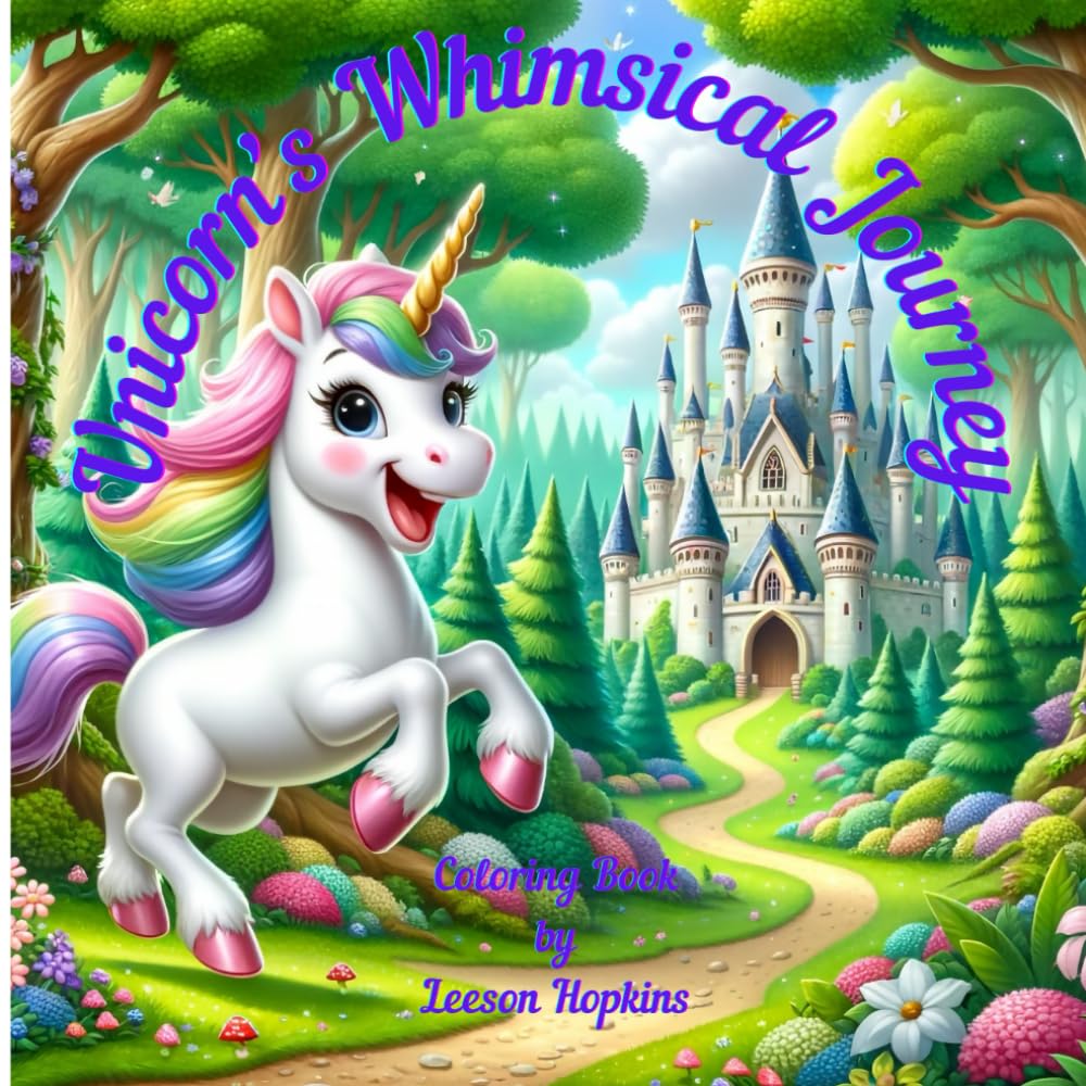 Unicorn's Whimsical Journey: Kids and Young Adults to Express Creativity and Delightful Imagination