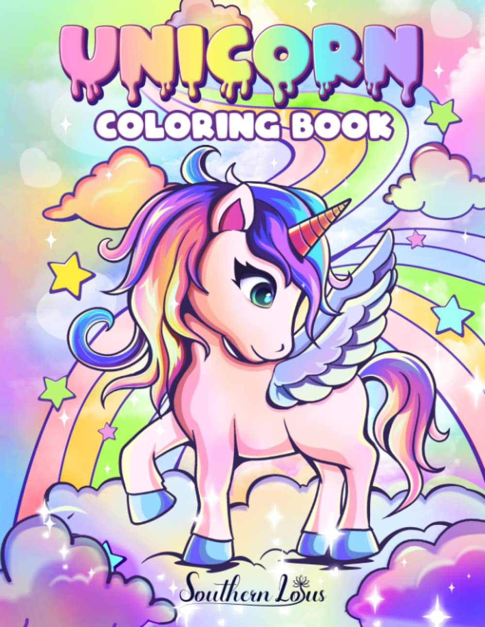 Unicorn Coloring Book: Sweet And Magical Illustrations To Enjoy Relaxing Moments, Adorable Animal Pages Inspire Artists Of All Ages, Cute Themed Papers For Girls Kids Toddlers