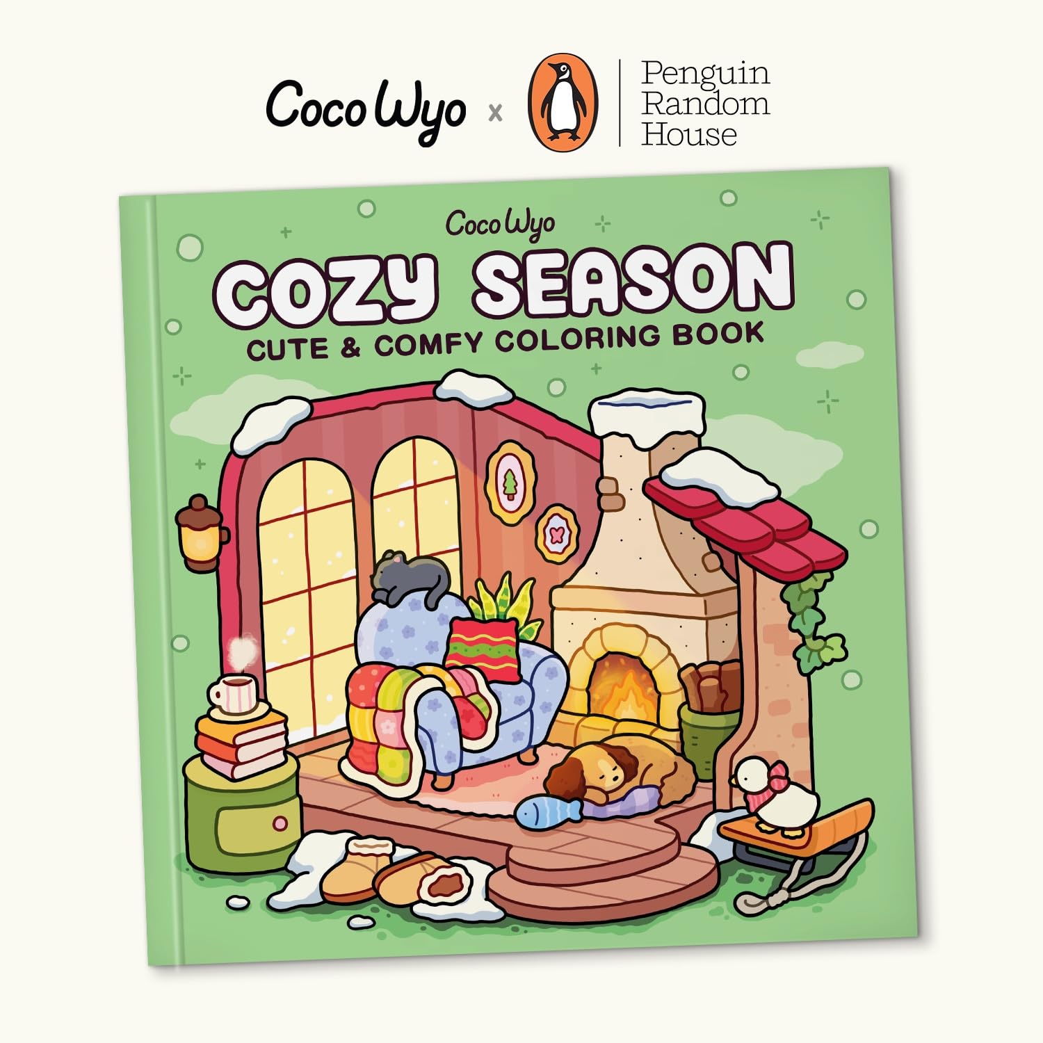 Cozy Season: Coloring Book for Adults and Kids (Cozy Spaces Coloring)