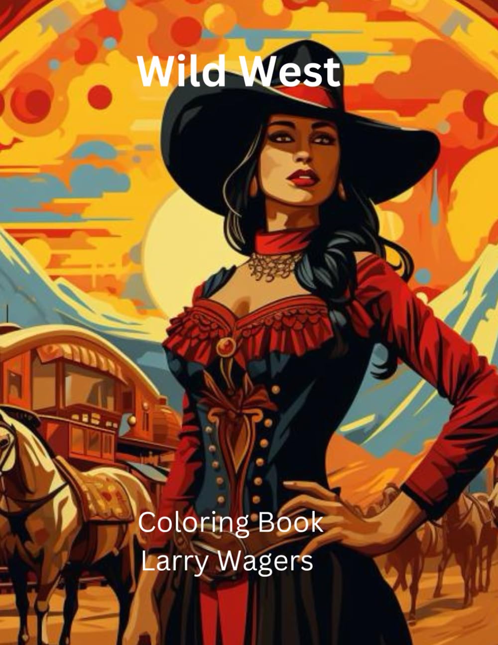 Wild West Coloring Book