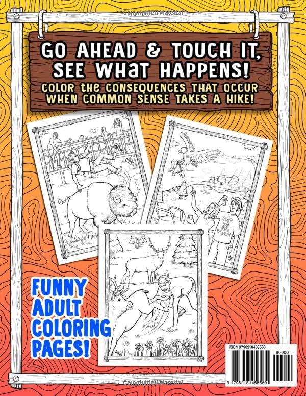 Visitors of the National Parks: Adult Coloring Book