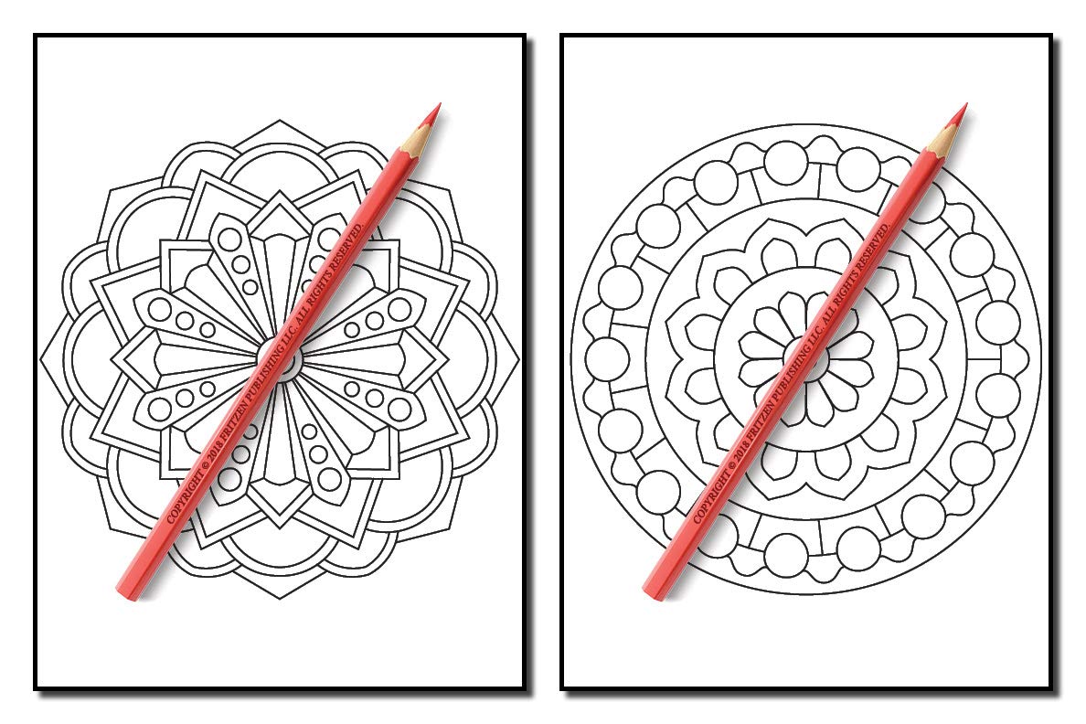 Mandalas for Beginners: An Adult Coloring Book with Fun, Easy, and Relaxing Coloring Pages (Easy Coloring Books)