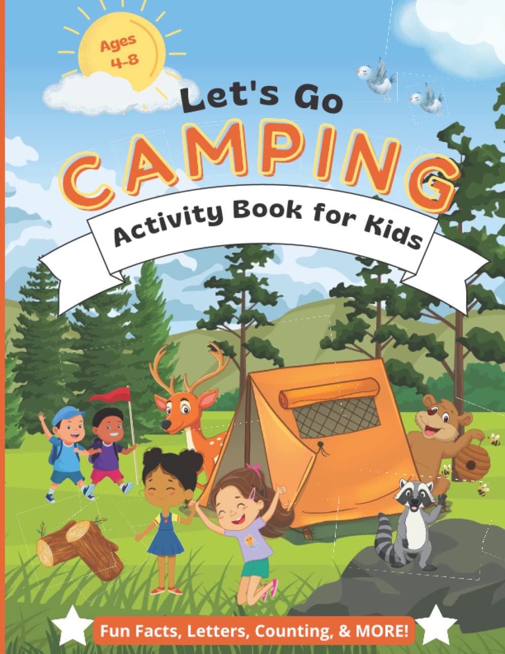 Let's Go Camping! Activity Book for Kids: 75 Fun Activities for Your Little Ones' Outdoor Adventure
