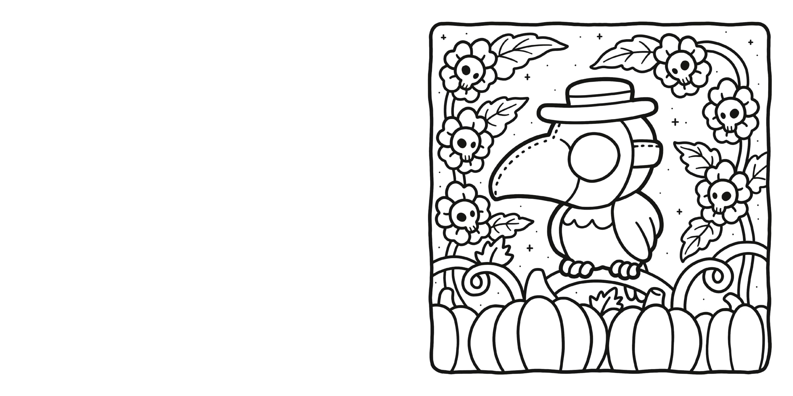 Spooky Cutie: Coloring Book for Adults and Kids (Cozy Spaces Coloring)