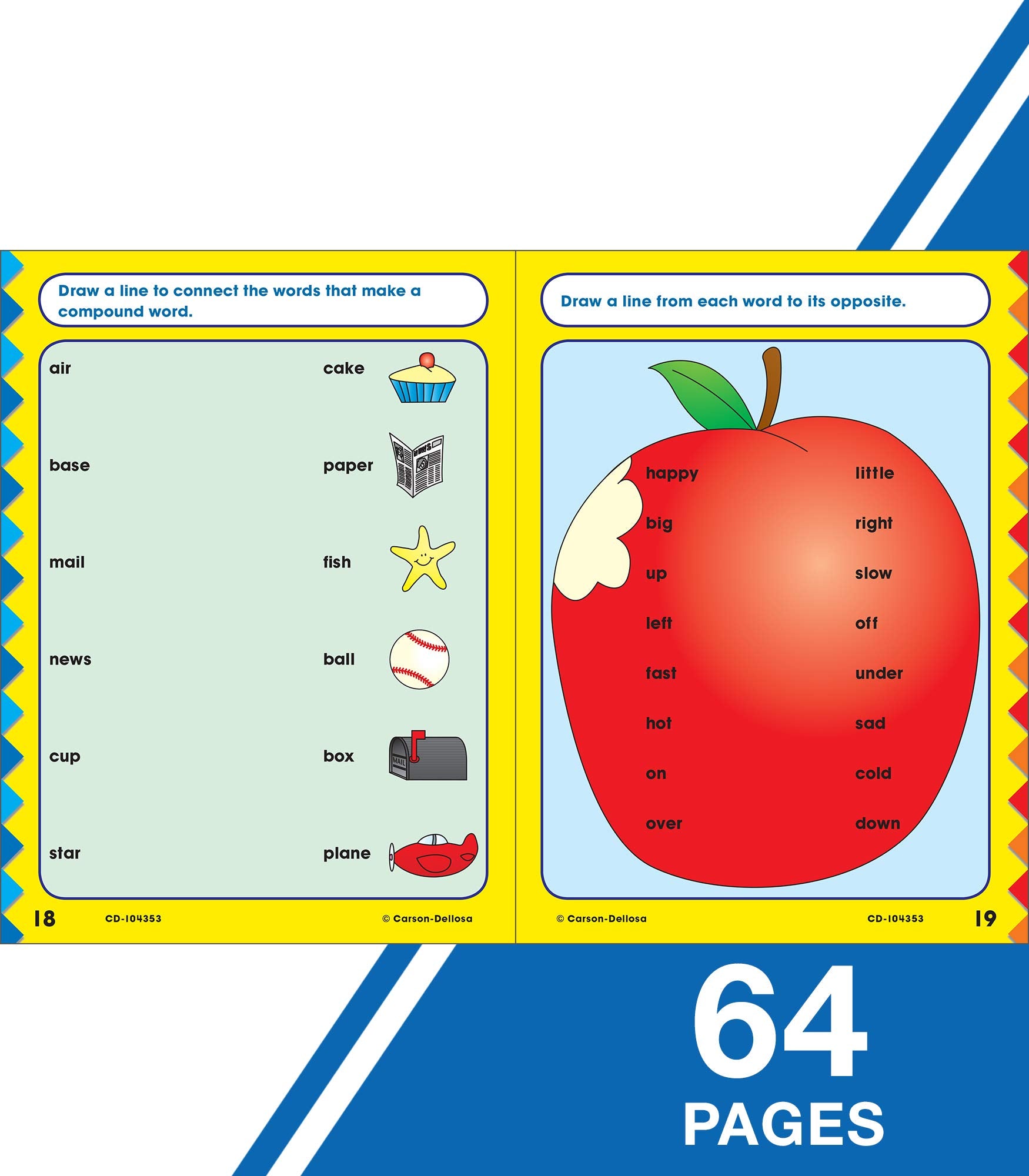 Carson Dellosa All the Skills for First Grade Workbook, Addition, Subtraction, Writing Practice, Phonics, and Reading for 1st Graders, Classroom or Homeschool Curriculum (Volume 4)