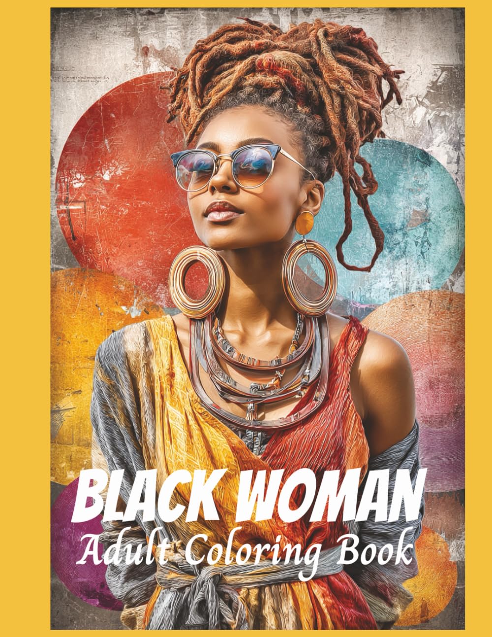 Black Woman Adult Coloring Book: Celebrate beauty, strength, and individuality with 50 African American Women Portraits, For Adults and Teens, Grayscale Images (Pretty Girls)
