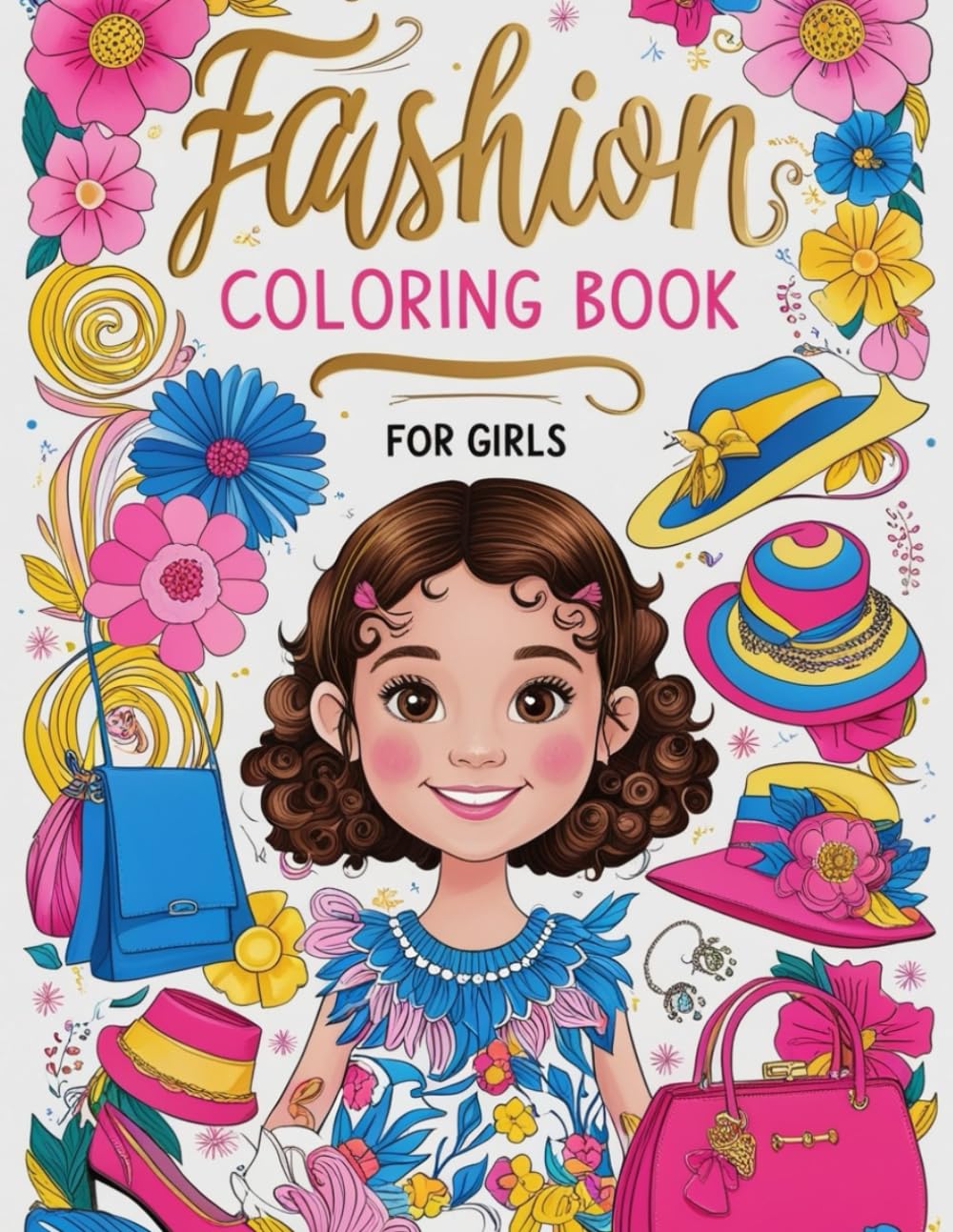 Fashion Coloring Book for Girls Ages 4-8 years old: Fun and trendy coloring pages centered around fun and stylish fashion and beauty themes, tailored ... over 40 fabulous fashion styles for an enjoya