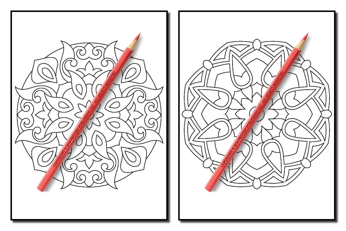 Mandalas for Beginners: An Adult Coloring Book with Fun, Easy, and Relaxing Coloring Pages (Easy Coloring Books)