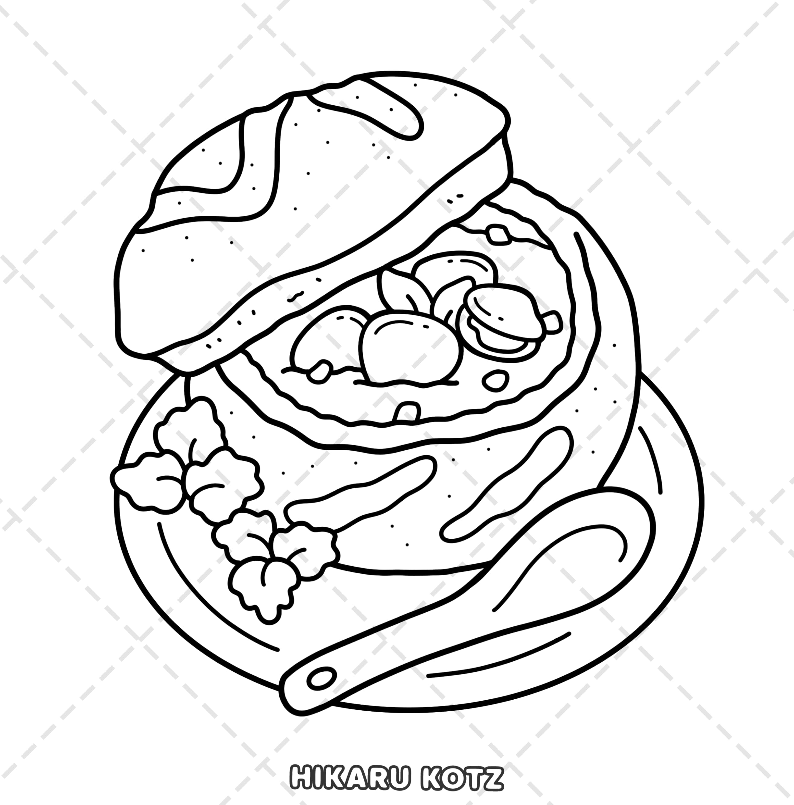 Comfort Food: Bold and Easy Coloring Book for Adults and Teens (Bold & Easy Coloring Book)