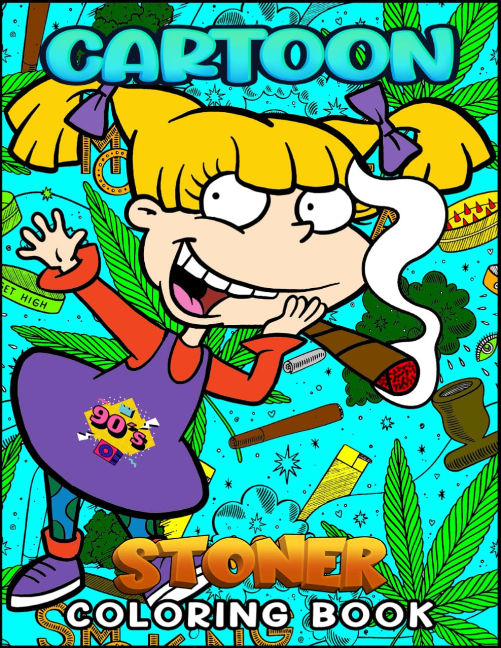 Stoner Coloring Book: Super Cute Coloring Pages for Stress Relief and Relaxation (German Edition)