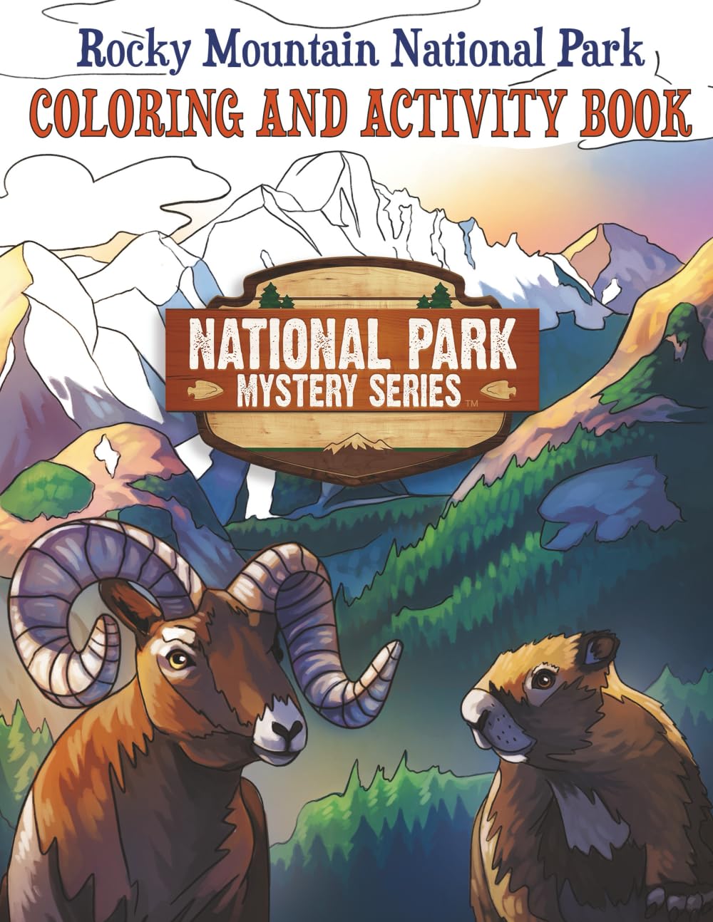 Rocky Mountain National Park Coloring & Activity Book (National Park Mystery Series)