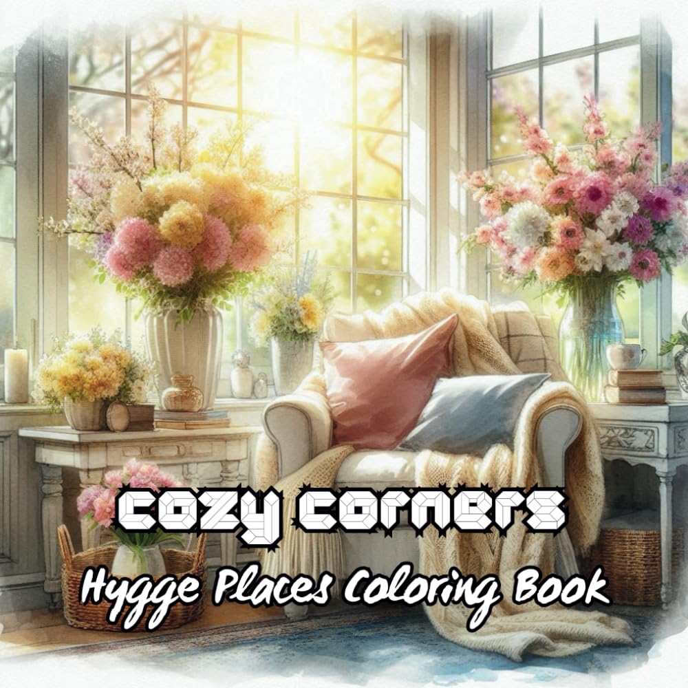 Cozy Corners Coloring Book: Hygge Places Coloring for Ultimate Relaxation and Stress Relief (Varius Chronicles Coloring Books Relaxation Series: Relax, Create, Repeat)