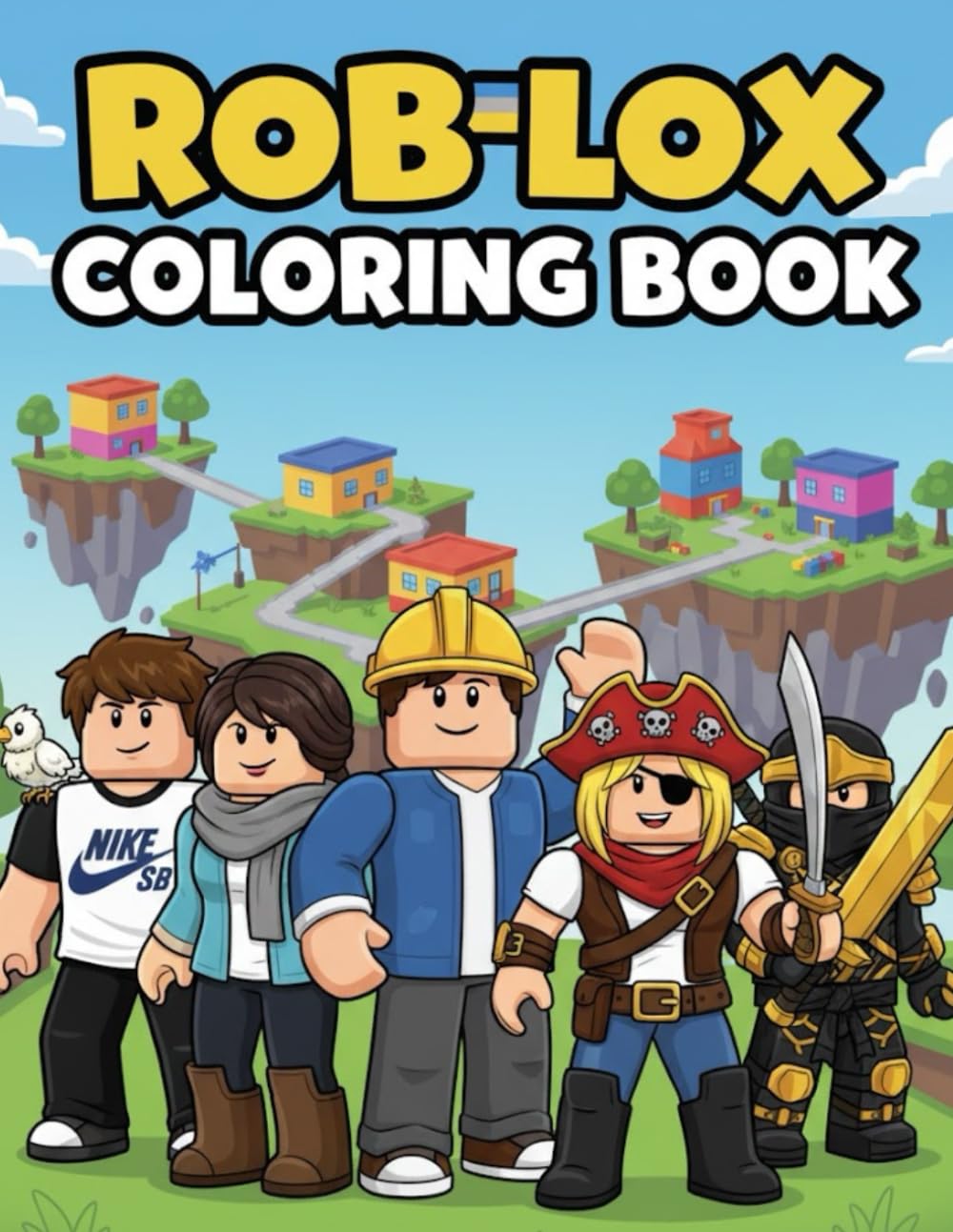 Coloring Book: with over 35 beautiful pages to color for children, boys, girls, and young teens