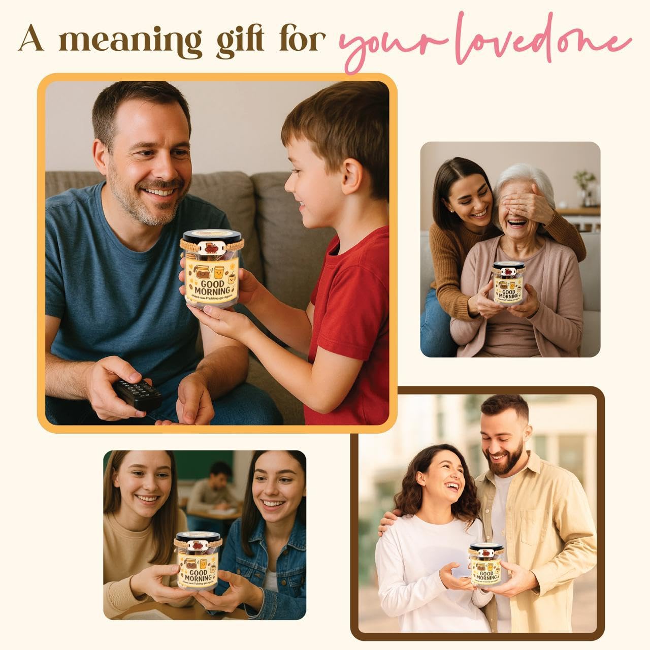 60 Positive Coffee Cards Jar, Coffee Gifts For Women and Men, Pour Over Coffee Maker Card, Coffee Gift Set, Coffee Lover Gifts for Women, Men, Dad And Mom, Coffee Gifts, Coffee Gifts For Men, Dad