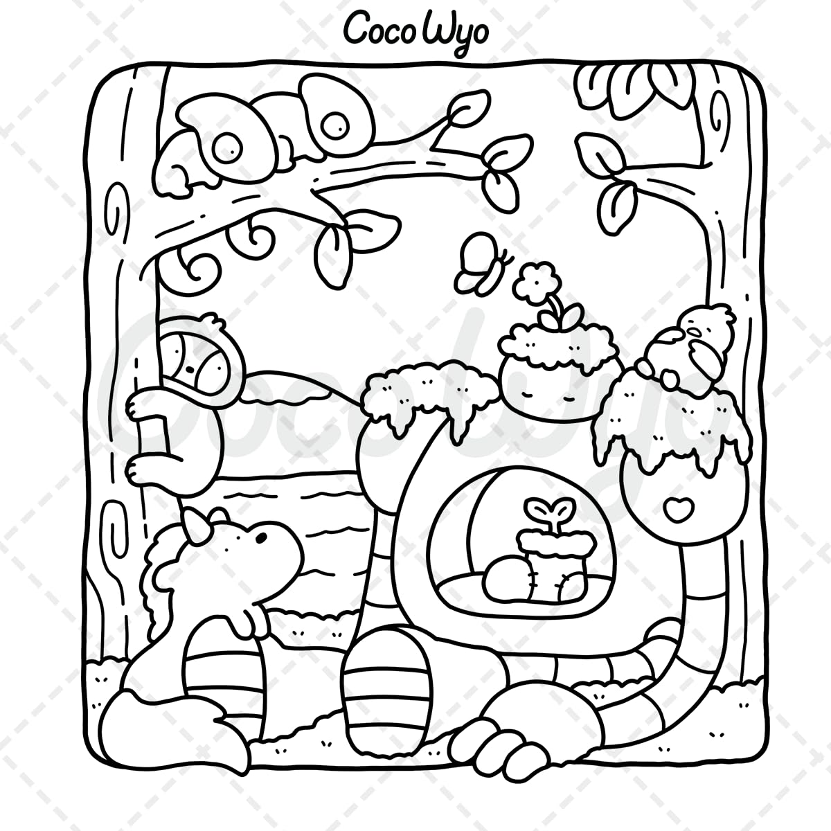 Lala Friends: Coloring Book for Adults and Teens Featuring Dreamy Characters in Imagined Worlds (Cozy & Cute Coloring)