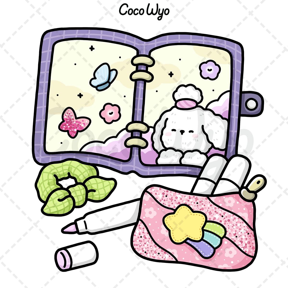 Self-Care: Relaxing Coloring Book for Girls and Adults with Cute and Easy Illustrations