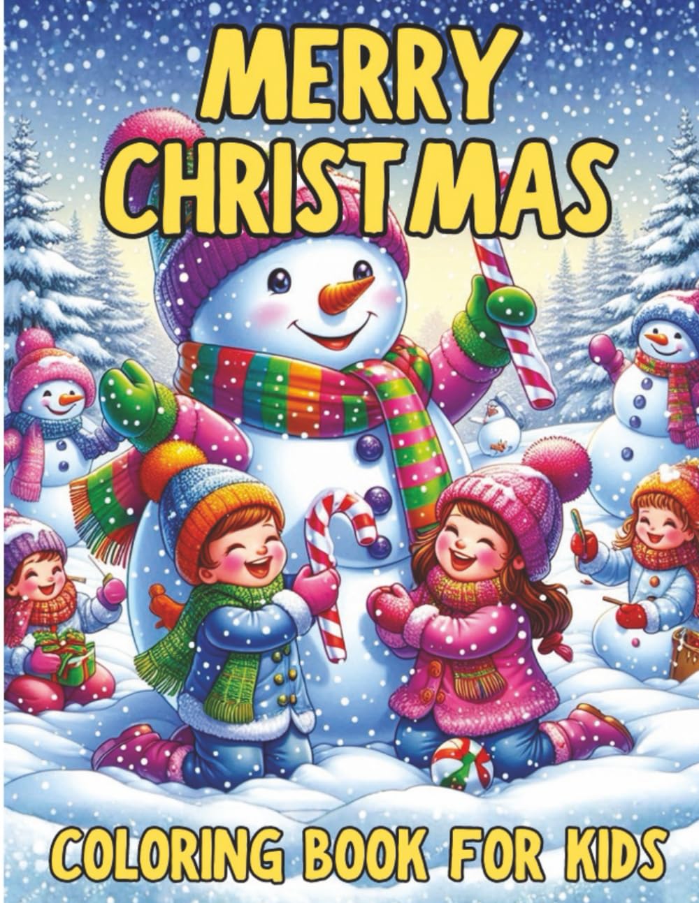 “Christmas Coloring Book: Over 100 Pages of Holiday Fun with 50+ Unique Christmas Designs for Kids, Teens & Adults!”