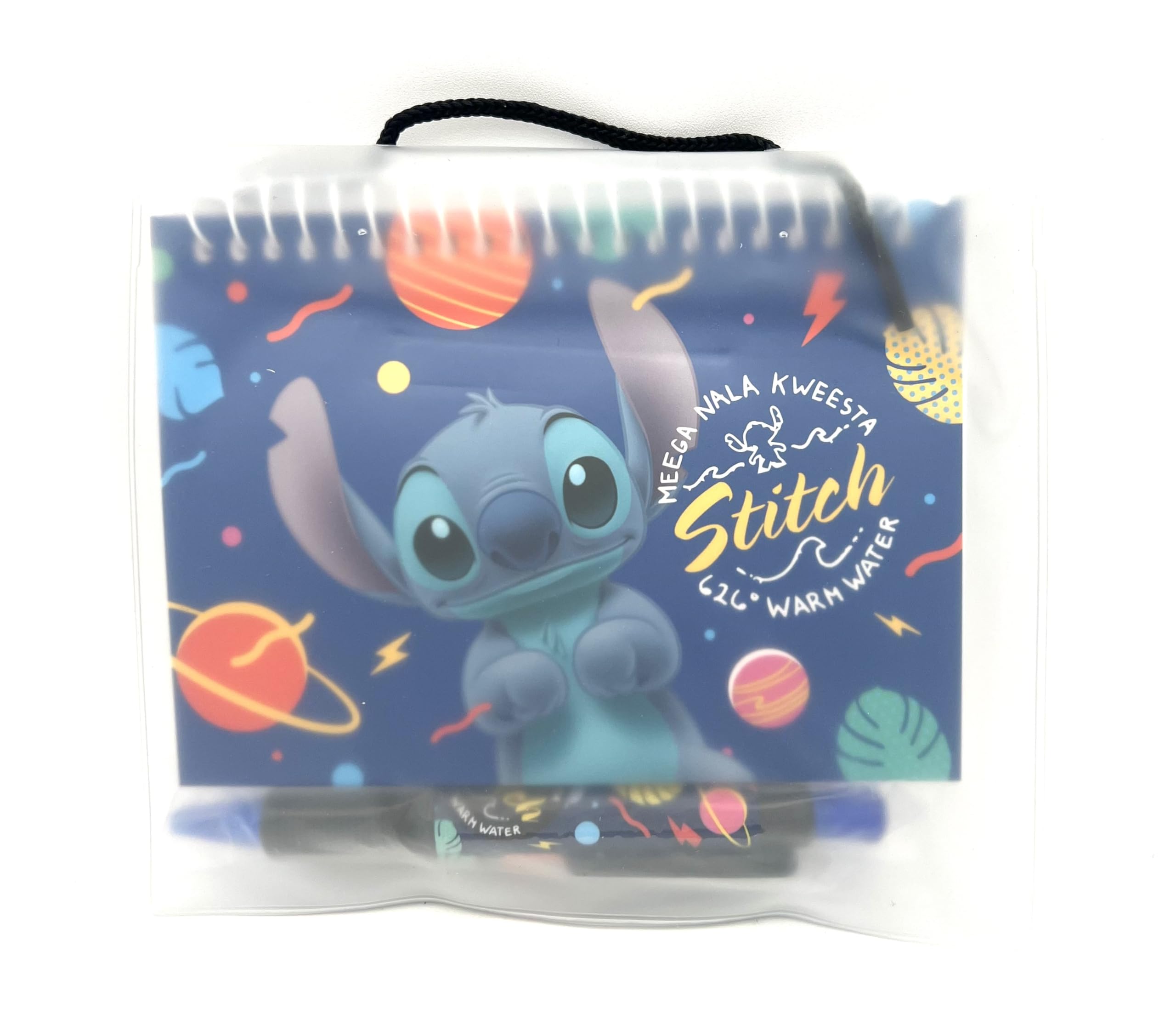 JJM Lilo And Stitch Autograph Book With Retractable Pen - Blue