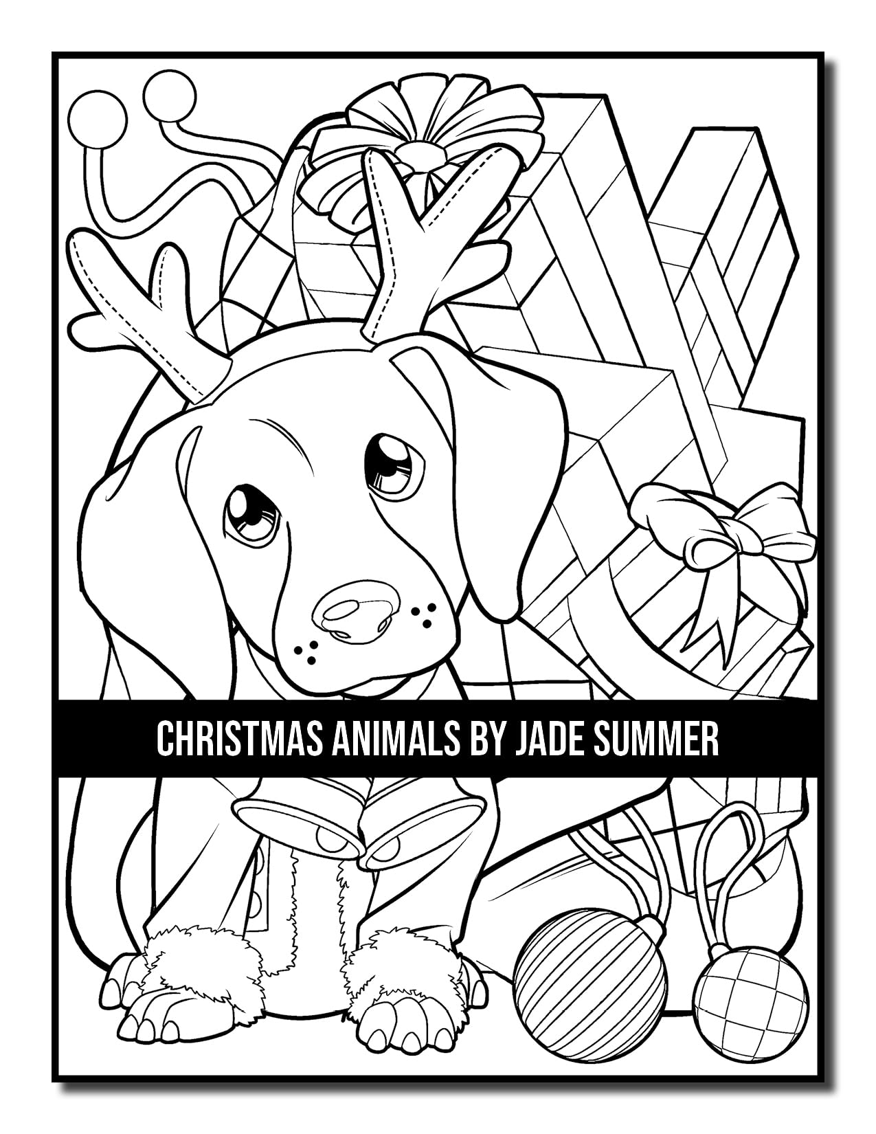 Christmas Animals: An Adult Coloring Book with Cute Holiday Animals and Relaxing Christmas Scenes (Christmas Coloring Books)