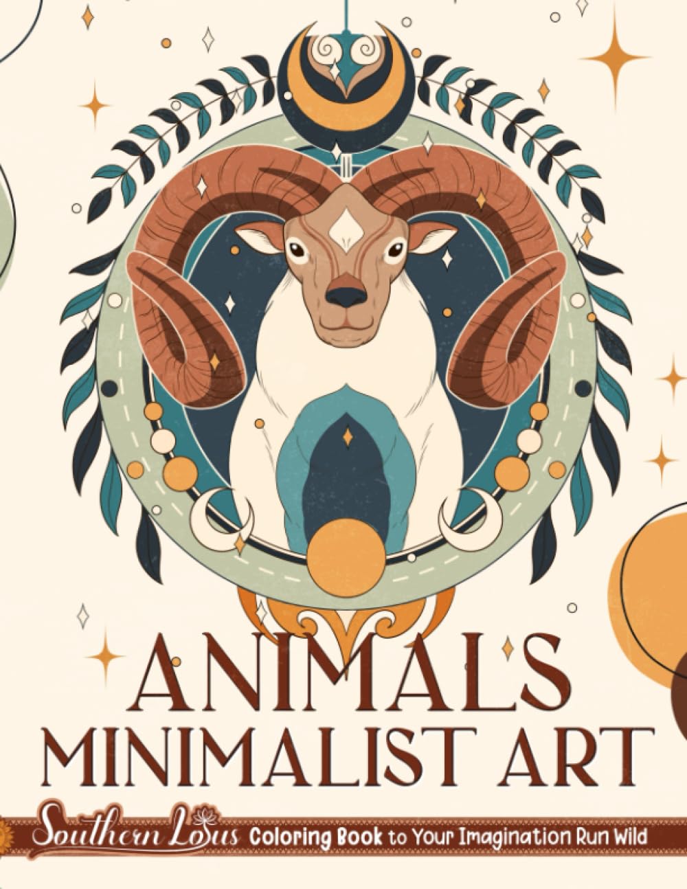 Animals Minimalist Art Coloring Book: Featuring Aesthetic Designs and Simple Illustrations of Animals, Beautiful Wildlife Drawings for Adults Provide Relaxation and Stress Relief