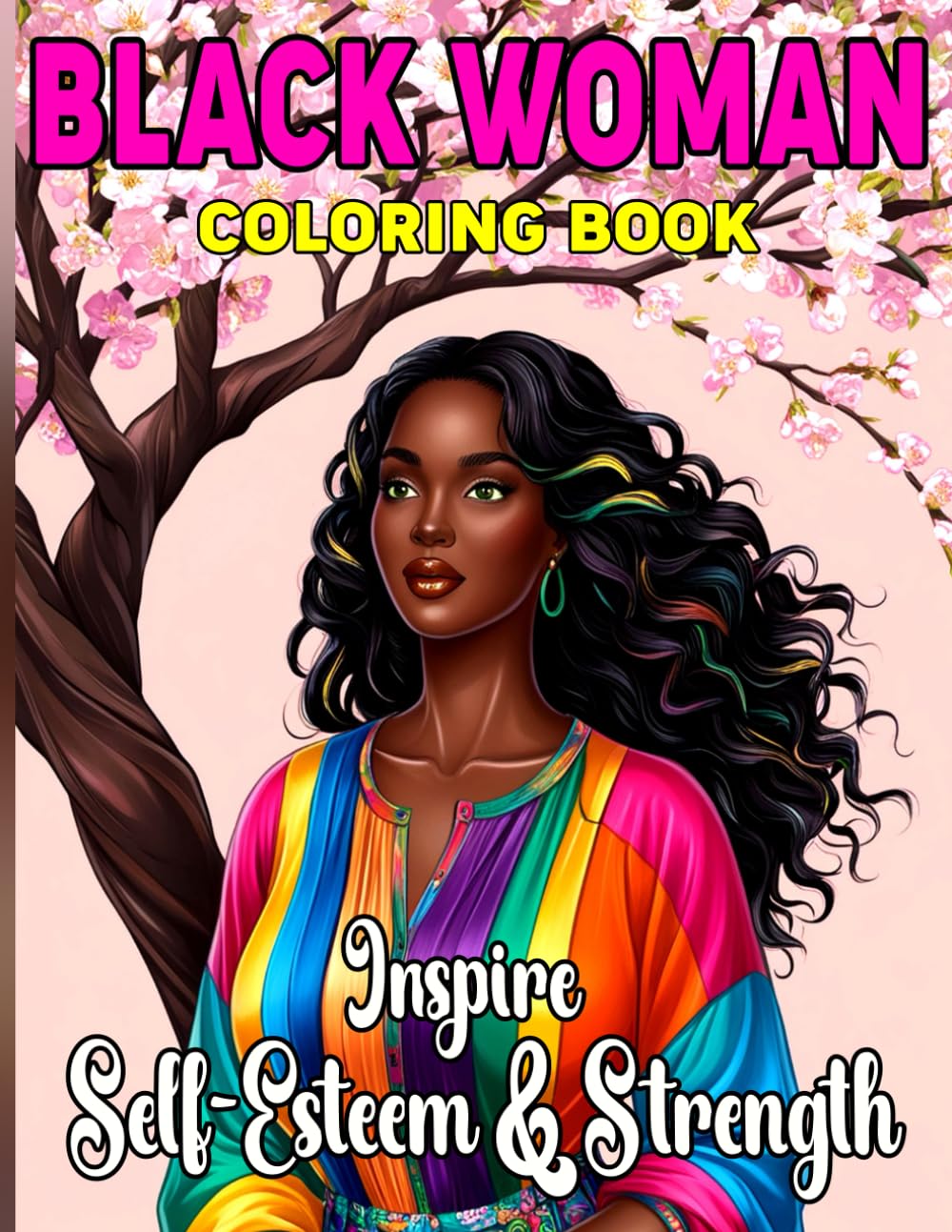 Black Woman Coloring Book: Inspire Self-Esteem & Strength 70 Portraits of Beautiful Black Women | Gift for African American Woman (A Coloring Book Series for Black Women)
