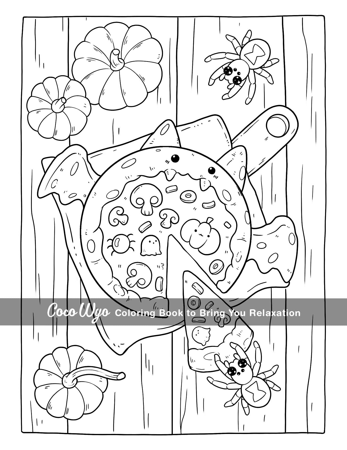 Creepy Cutie: Coloring Book for Adults and Teens Featuring Goth Kawaii and Spooky Cute Creatures of All Kinds and Many More