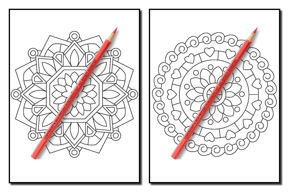 Mandalas for Beginners: An Adult Coloring Book with Fun, Easy, and Relaxing Coloring Pages (Easy Coloring Books)